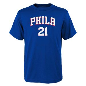 Camiseta Joel Embiid – Philadelphia 76Ers Sixers Flat Replica – Outerstuff Junior