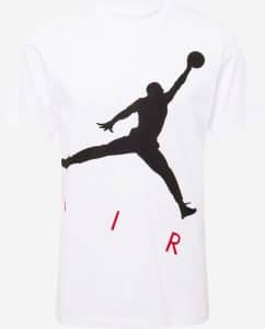 CAMISETA JORDAN AIR HBR EN BLANCO.