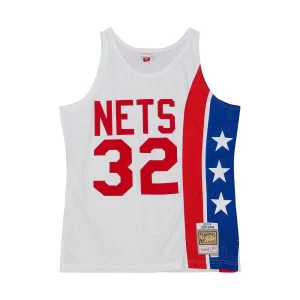 Camiseta Julius Erving New Jersey Nets Mitchell and Ness Swingman 1973-74