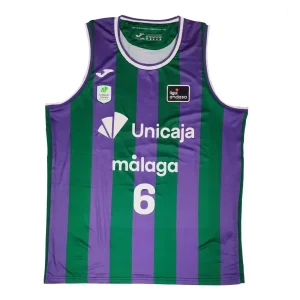Camiseta Kameron Taylor Unicaja Malaga Primera Equipación Liga Endesa 2025 Joma