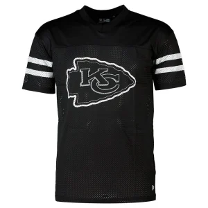CAMISETA KANSAS CITY CHIEFS – NFL MESH OUTLINE LOGO OVERSIZED NEW ERA -NEGRA