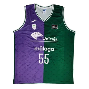 Camiseta Kendrick Perry Unicaja Malaga Baloncesto Primera Equipacion Junior 2023-24 Joma *