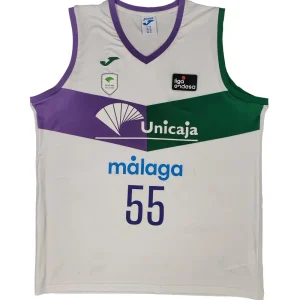 Camiseta Kendrick Perry Unicaja Malaga Liga Endesa Baloncesto Segunda Equipacion 2023-24 Joma