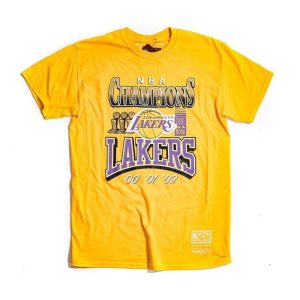 Camiseta Lakers «3X Champions» – Mitchell & Ness