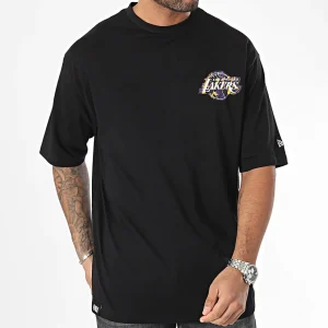Camiseta Lakers manga corta «Large Infill» New Era – negro