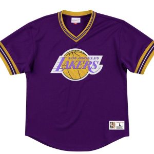 Camiseta Lakers Mesh Crewneck «NBA Unbeaten» – Mitchell & Ness