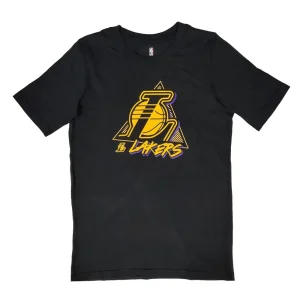 Camiseta Lakers Swish Cotton Junior Negra