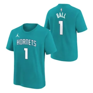 Camiseta LaMelo Ball Charlotte Hornets Nike Icon Edition N&N Junior