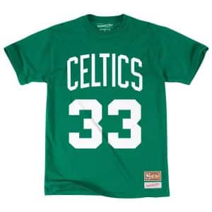 Camiseta Larry Bird Boston Celtics Mitchell & Ness N&N verde