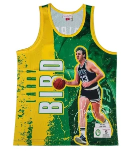 Camiseta Larry Bird "NBA Player Burst" de Mitchell and Ness - Boston Celtics.