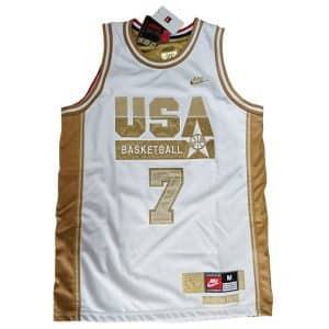 Camiseta Larry Bird 1992 Dream Team, Nike «Gold Edition»