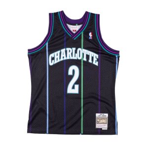 Camiseta Larry Johnson Charlotte Hornets NBA Reload Swingman de Mitchell and Ness.