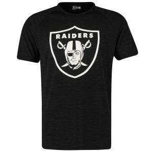 Camiseta Las Vegas Raiders New Era Nfl Engineered Raglan – Negra.