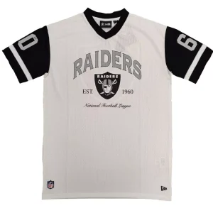 Camiseta Las Vegas Raiders – NFL Mesh Team Logo Oversized New Era – blanca