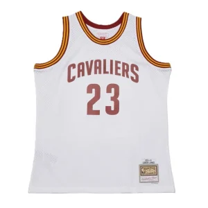 Camiseta Lebron James Cleveland Cavaliers Blanca 2016 Swingman Mitchell & Ness