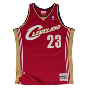 Camiseta Lebron James – Cleveland Cavaliers Swingman Mitchell & Ness 2003-04 Roja *
