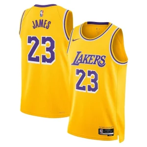 Camiseta Lebron James Lakers «Icon Edition» 2024 Swingman Junior
