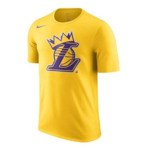 Camiseta Los Angeles Lakers Nike Crown Junior Yellow