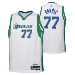 Camiseta Luka Doncic Dallas Mavericks City Edition Mixtape Swingman Junior