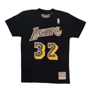 Camiseta Magic Johnson Lakers Mitchell & Ness N&N negra