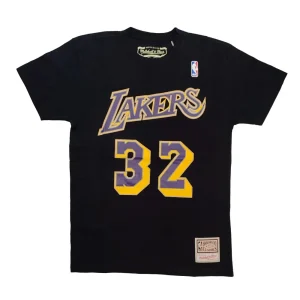 Camiseta Magic Johnson Lakers Mitchell & Ness N&N negra