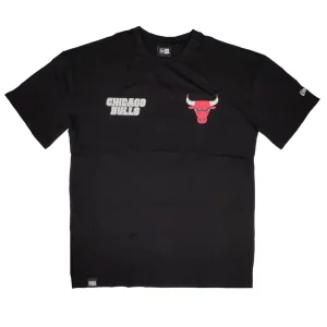 Camiseta manga corta Chicago Bulls «NBA Large Graphic BP» Oversized de New Era en Negro