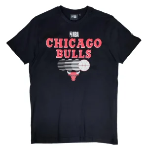 Camiseta manga corta Chicago Bulls «NBA Team Graphic» de New Era en Negro