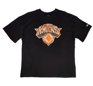 Camiseta manga corta New York Knicks "NBA Infill Logo" Oversized de New Era en Negro