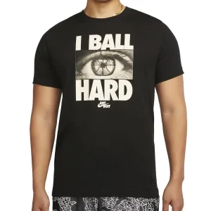 Camiseta Manga Corta Nike «I Ball Hard» Negra