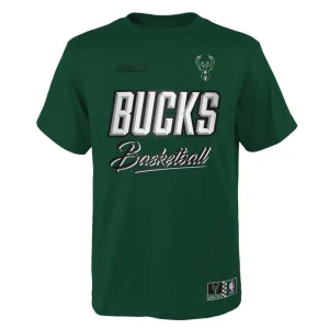 Camiseta Milwaukee Bucks Court Track Outerstuff – Junior Away