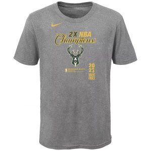 Camiseta Milwaukee Bucks Nike Champs Locker Room Junior