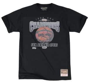 Camiseta Mitchell and Ness San Antonio Spurs Champions Print Tee