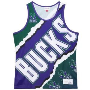 Camiseta Miwaukee Bucks Jumbotron 2 Tank – Mitchell Ness