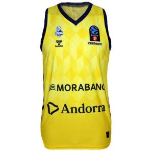 Camiseta Morabanc Andorra Hummel Eurocup amarilla.