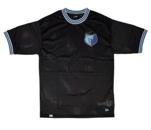 Camiseta NBA Mesh Memphis Grizzlies Logo Oversized New Era Negra