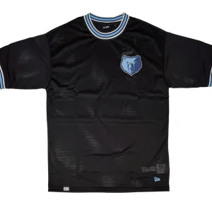 Camiseta NBA Mesh Memphis Grizzlies Logo Oversized New Era Negra