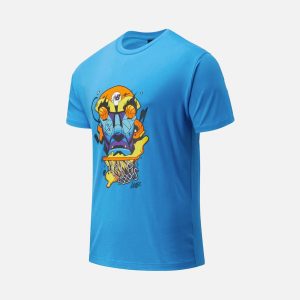 Camiseta New Balance Hoops «Kervin Face» – azul