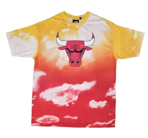 Camiseta New Era Chicago Bulls "NBA Sky Print" Oversized