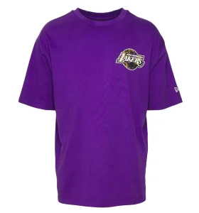 Camiseta New Era Lakers "Infill Team Logo" Oversized en Morado