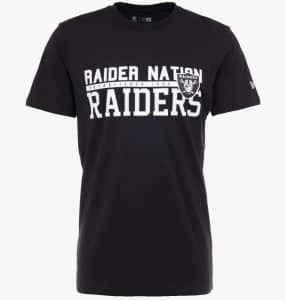 Camiseta Oakland Raiders "Stacked Wordmark" - New Era