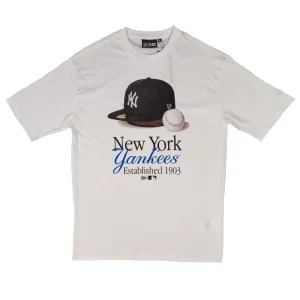 Camiseta New York Yankees MLB Script Graphic Oversized