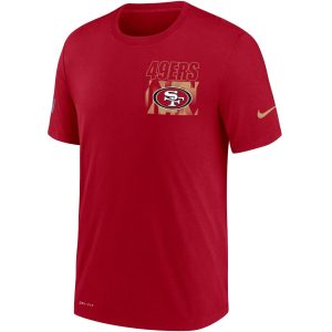 CAMISETA NIKE DRI FIT SAN FRANCISCO 49ERS NFL TEAM LOGO ROJA