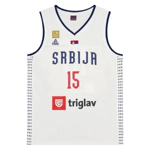 Camiseta Nikola Jokic Serbia 100 Aniversario blanca – Peak