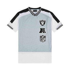 Camiseta Oakland Raiders Logo NFL Stacked Logo New Era