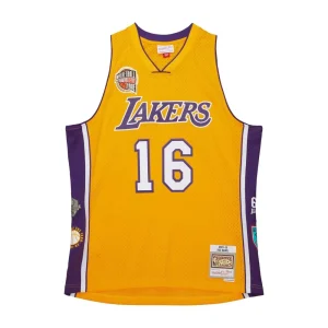 Camiseta Pau Gasol Los Angeles Lakers Swingman «Hall Of Fame» Mitchell and Ness
