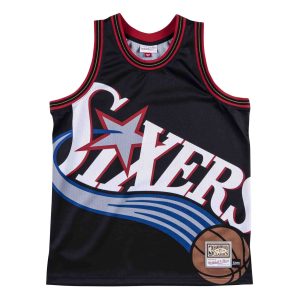 Camiseta Philadelphia 76ers Sixers «Big Face» Mesh tank top – Mitchell & Ness