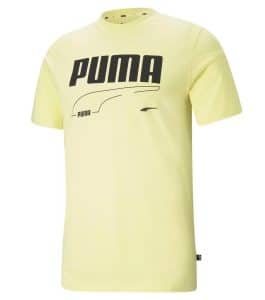 CAMISETA PUMA "REBEL TEE" YELLOW PEAR (JUNIOR)
