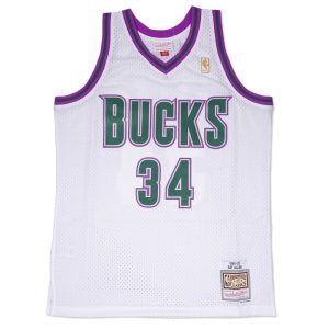 CAMISETA RAY ALLEN MILWAUKEE BUCKS 1996-97- SWINGMAN BLANCA