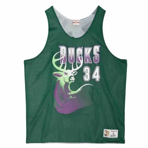 Camiseta Ray Allen Reversible Milwaukee Bucks Mesh Tank – Mitchell and Ness