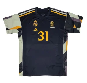 Camiseta Real Madrid Baloncesto de Dzanan Musa - Calentamiento Euroliga Adidas 2024 *
